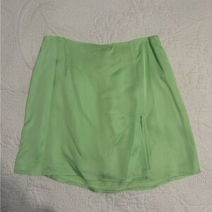 Sunday Best Mint Green A-Line Mini Skirt